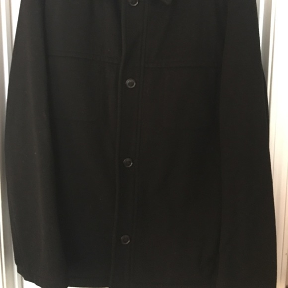 Hugo Boss Black winter coat cashmere wool size L - Picture 3 of 5